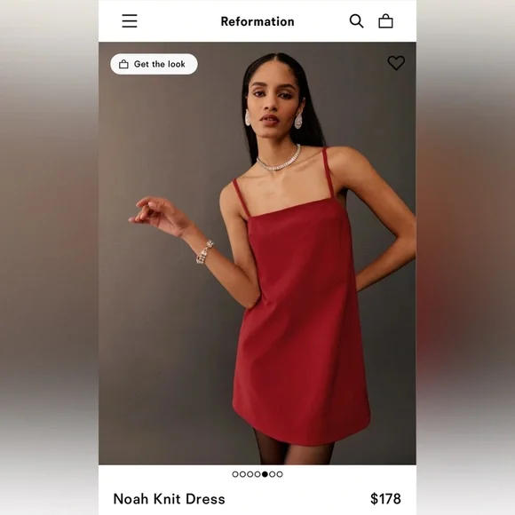 NWT Reformation Noah Knit Dress size 4 - Picture 2 of 3